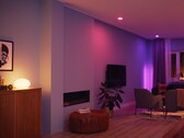 Philips Hue lights (pictured) are receiving software version 1.122.8/20250213. (Image source: Philips Hue)