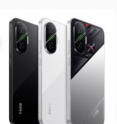 The Poco F7 in its three color options. (Source: Mukul Sharma)