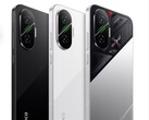 The Poco F7 in its three color options. (Source: Mukul Sharma)