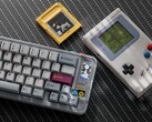 The Qwertykeys QK65 MK3 features a retro-style design and a built-in display that supports mini games. (Image source: Qwertykeys)