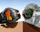 Two Rollme PowerX smartwatch renders on a wall corner.
