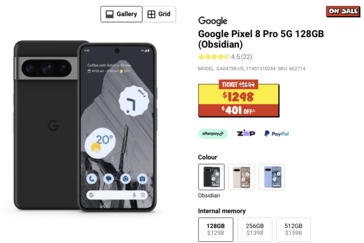 Pixel 8 Pro gets a steep $401 discount in Australia. (Source: JBHIFI)