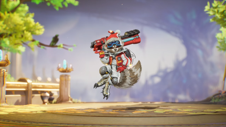 The upcoming festive Rocket Raccoon skin...