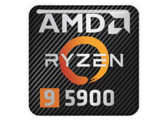 The Ryzen 9 5900 CPU is featured in select pre-built gaming rigs like the Alienware Aurora. (Image Source: Sticker Library)