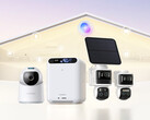 The Ugreen AIoT products are now available to pre-order. Pictured: the lineup with smart cameras and the HA100 AI hub.