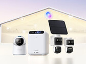 The Ugreen AIoT products are now available to pre-order. Pictured: the lineup with smart cameras and the HA100 AI hub.