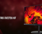 The Nitro XV272U KF has a 300 Hz refresh rate and 10-bit colour depth. (Image source: Acer)