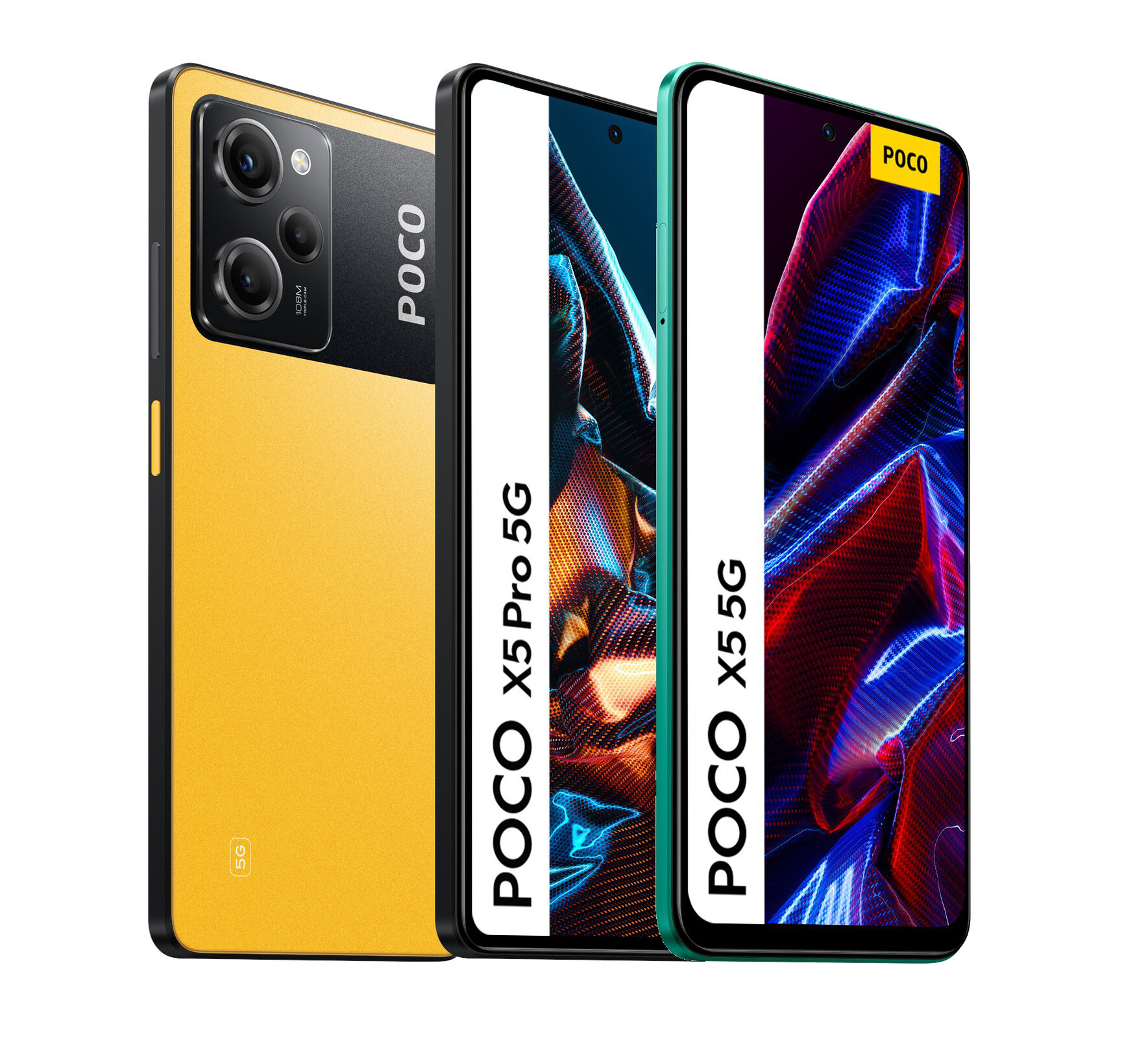 Leaked Xiaomi POCO X5 and POCO X5 Pro official renders confirm designs and  several details ahead of February 6 release -  News