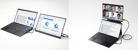 Different setups (Image source: Vaio)