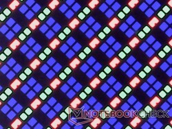 Sharp OLED subpixels