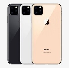 A render for the iPhone XS Max's potential sucessor. (Source: Weibo)