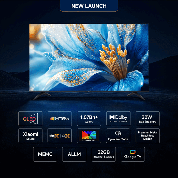 The Xiaomi X Pro QLED TV 2025 Edition 43-inch model key features (Image source: Xiaomi)