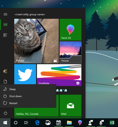The new Fluent Design touches to the Start menu. (Source: Microsoft) The new Fluent Design touches to the Start menu. (Source: Microsoft)