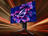 The ROG Swift OLED PG27AQDP does not have a glossy display finish. (Image source: ASUS)