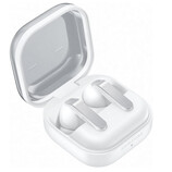 The Galaxy Buds4 Pro in its white finish.