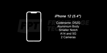 5.4-inch iPhone 12 prototype (image via FrontPageTech on YouTube)