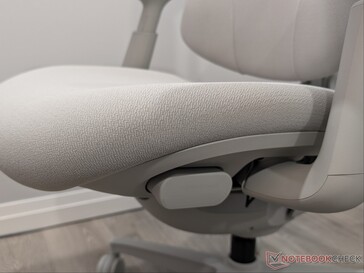 Front of the seat with thick soft foam.
