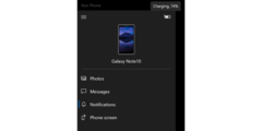 The Galaxy Fold phones can now work with the Windows Your Phone app. (Source: Microsoft)