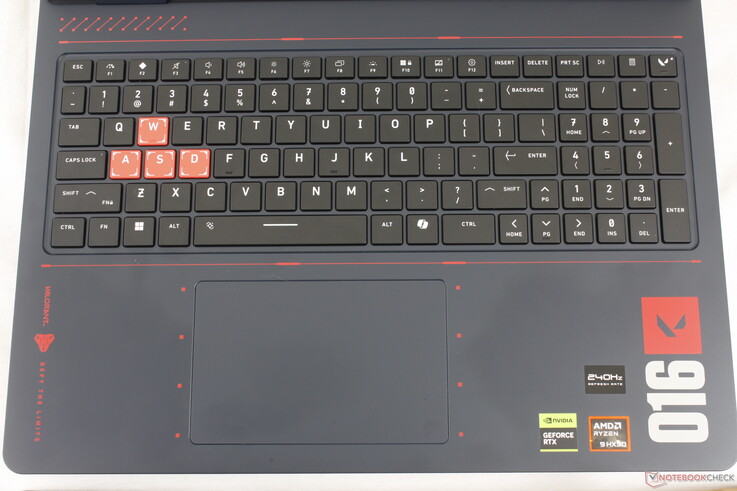RGB lighting is limited to three zones instead of per-key RGB