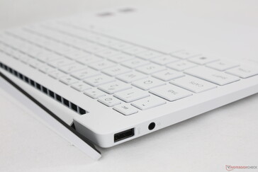 Ventilation grilles hidden beneath the bar hinge