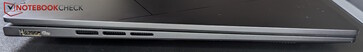Asus Zenbook 14 ports on the right side.