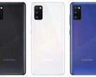 The Galaxy A41 in all its color options. (Source: Samsung)