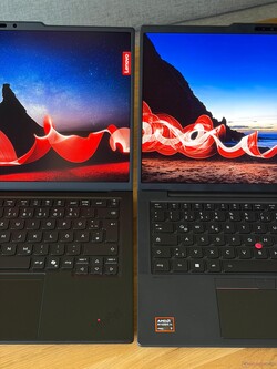 X1 Carbon Gen 14 (left) vs. T14s Gen 7 (right)