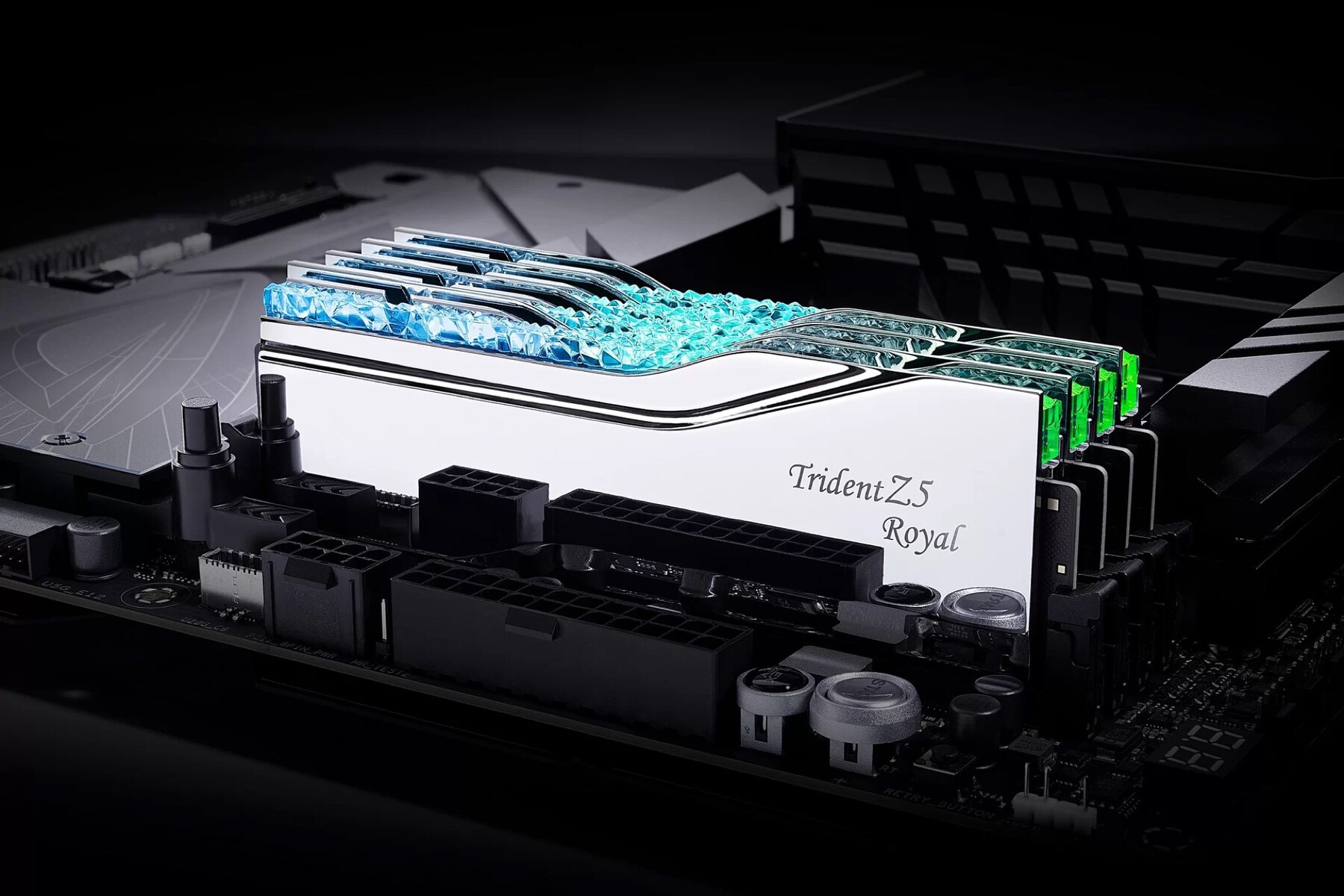 DDR58400 in a kitschy royal look G.Skill unveils Trident Z5 Royal with RGB lighting
