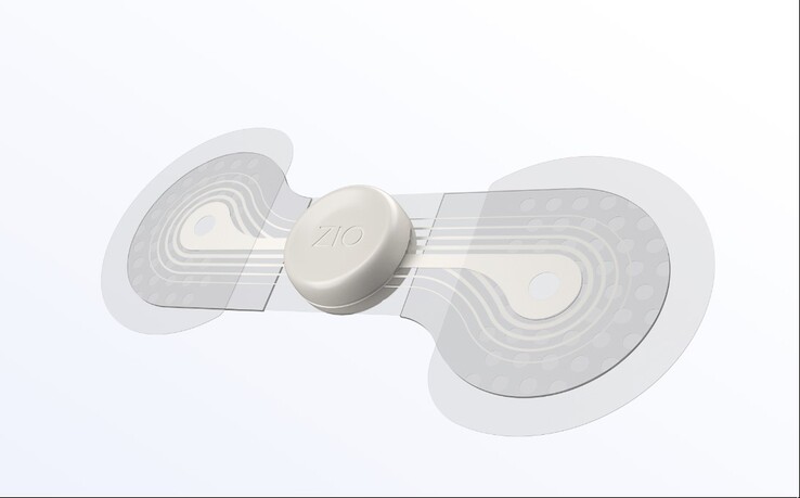 The iRhythm Zio ECG monitor is a convenient, lightweight patch monitor. (Source: iRhythm Technologies)