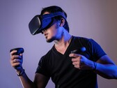 A man wearing a VR headset
