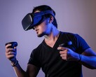 A man wearing a VR headset