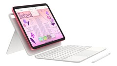The Apple iPad (10th generation) has a 10.9'' display. (Image source: Apple)