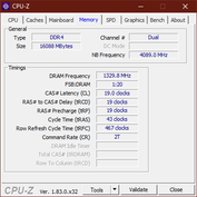 CPU-Z Memory