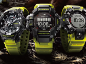 From left to right, Casio G-Shock GR-B300RY-1A9, GPR-H1000RY-1A9, and the GW-9500MRY-1A9. (Image source: Casio)