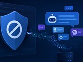 Illustration of an ad blocker that secretly records AI chat messages