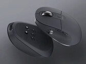 The Fujitsu FMV Mouse X has programmable magnetic switch buttons and a side scroll wheel.