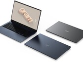 The brand-new LG gram Ultraslim laptop with OLED panel is almost as thin as a smartphone when closed. (Image source: LG)