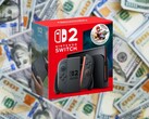 The base model of the Nintendo Switch 2 has an official price of $449.99. (Image source: Nintendo, Unsplash, edited)