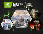 Nvidia GeForce Now banner is shown (Image source: Nvidia Blog with edits)