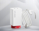 The two new chargers will launch alongside the Ace 6 Ultra. Pictured: the 120W GaN charger with the bundled cable.