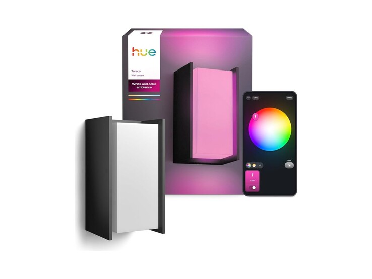 The Philips Hue Turaco Wall lantern