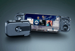 The Razer Prio controller folds down to credit-card size but opens into a full-size gamepad.