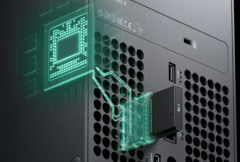 The new Xbox Series X will support removable storage expansion cards up to 1 TB in capacity. (Source: Microsoft)