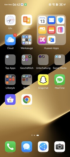 Huawei Pura 80 Ultra: Homescreen