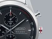 The inscription, "Estd 1920 Hiroshima, Japan" shows up on both the dial and the caseback of the new Seiko x Mazda collab.