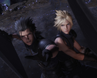 A screengrab showcasing Zack and Cloud in Final Fantasy VII Rebirth