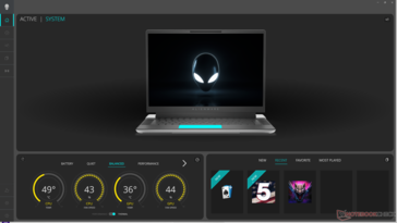 Command Center home screen