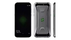 The latest version of the Xiaomi Black Shark has an RGB logo and the SD 855&#039;s predecessor. (Source: Digit)