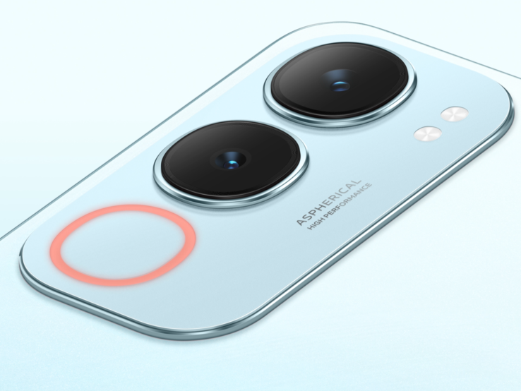 The dynamic LED is able to display various colours (Image source: Vivo)