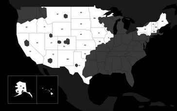 US states where the free Starlink Standard Kit deal is offered.